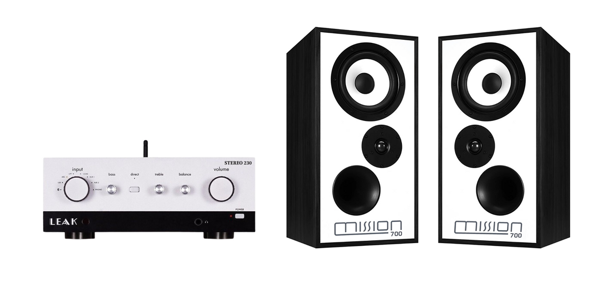 LEAK Stereo 230 Integrated Amplifier + Mission 700 Speakers