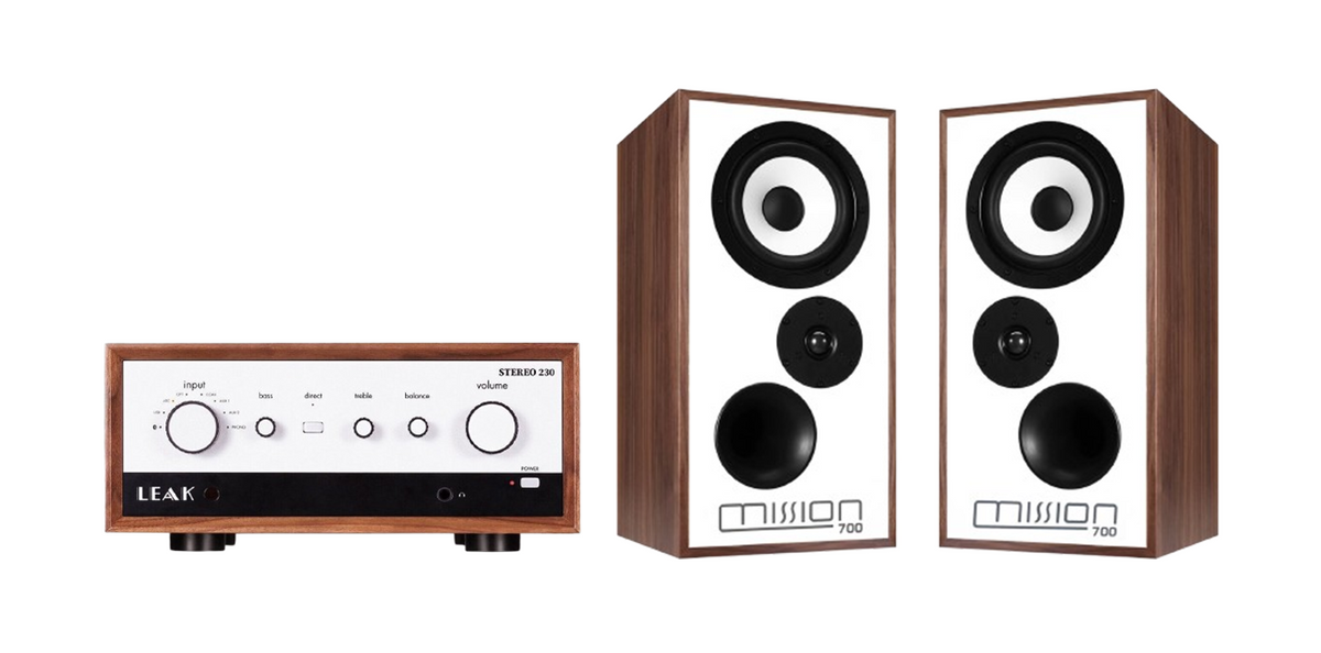 LEAK Stereo 230 Integrated Amplifier + Mission 700 Speakers