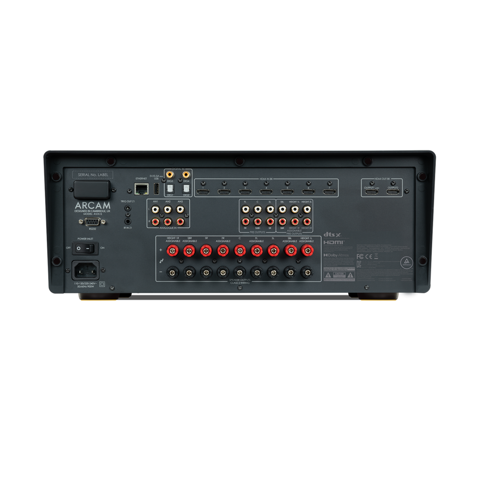 ARCAM AVA15 High Performance Home Cinema Amplifier