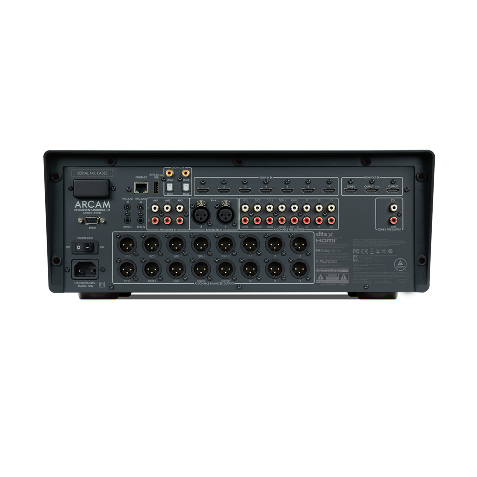 ARCAM AVP45 Home Cinema Processor with Dolby Atmos and Dirac Live
