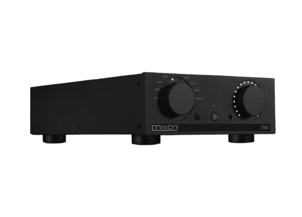 Mission 778X Stereo Amplifier + Mission 700 Bookshelf Speakers with Mission 700 Stands