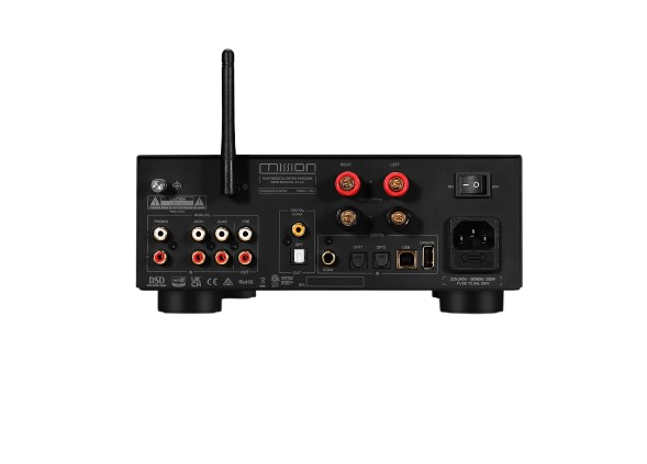 Mission 778X Stereo Amplifier + Mission 700 Bookshelf Speakers with Mission 700 Stands