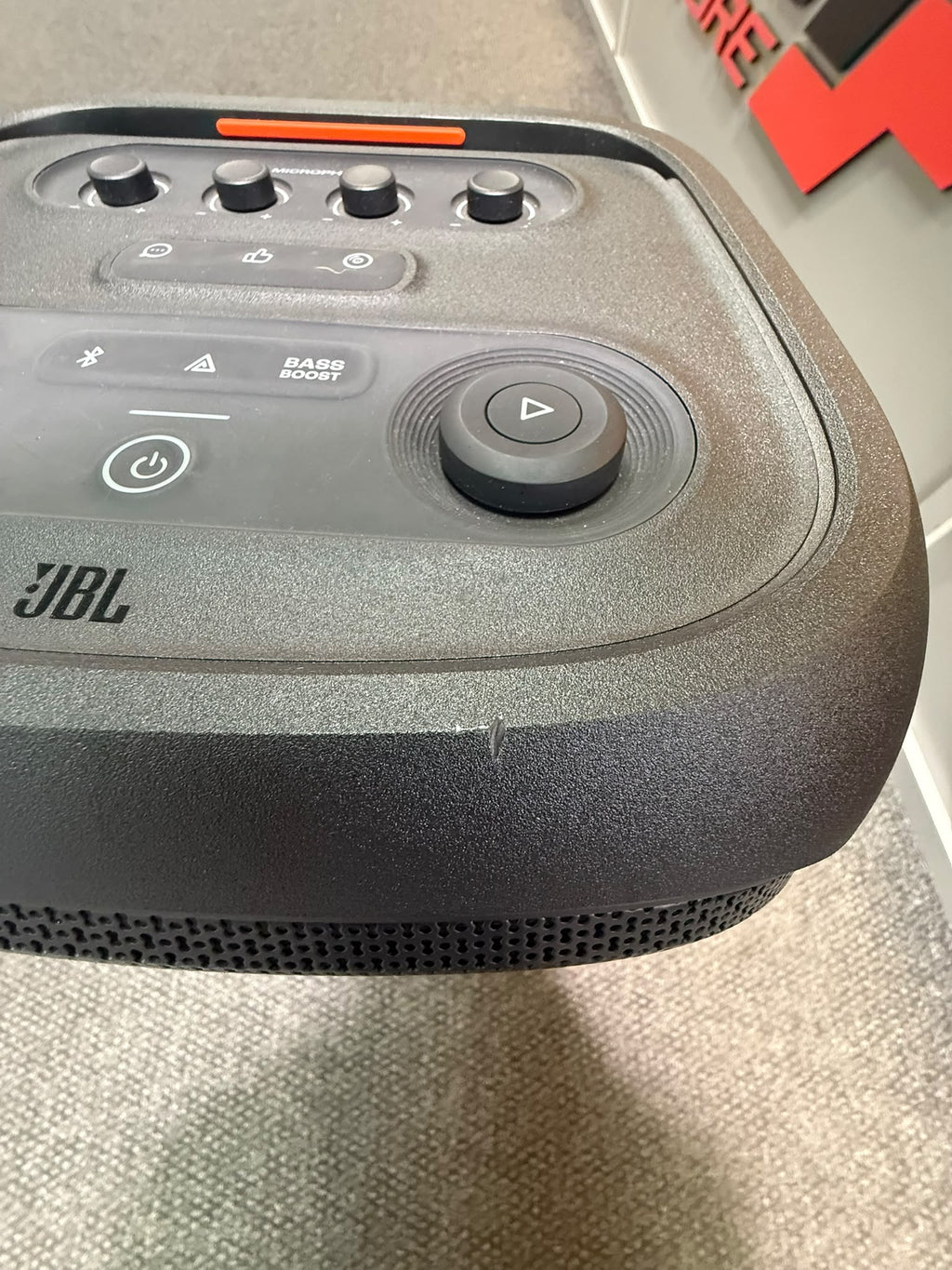 JBL PartyBox Stage 320 - Portable Bluetooth Party Speaker with Lights – Black - DAMAGED