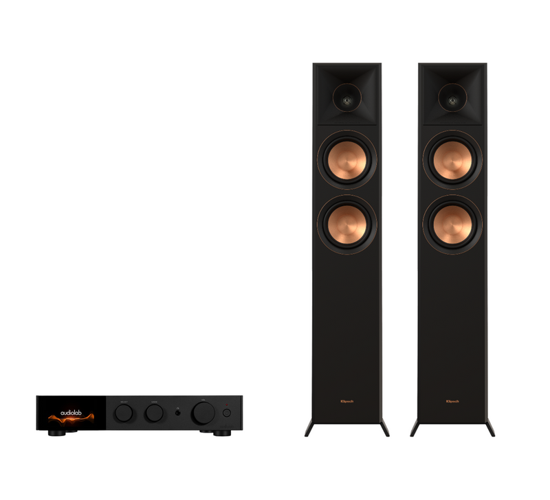 Audiolab 9000A Integrated Amplifier + Klipsch RP-6000F II Floor Standing Speakers Package and 5 metres Classic 79 Strand