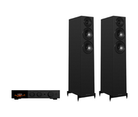 Audiolab 9000A Integrated Amplifier + Wharfedale Diamond 12.3i Floor Standing Speakers Package and 5 metres Classic 79 Strand