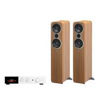 Audiolab 9000A Integrated Amplifier + Q Acoustics 3050c Floor Standing Speakers Package and 5 metres Classic 79 Strand