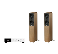 Audiolab 9000A Integrated Amplifier + Q Acoustics 5040 Floor Standing Speakers Package and 5 metres Classic 79 Strand