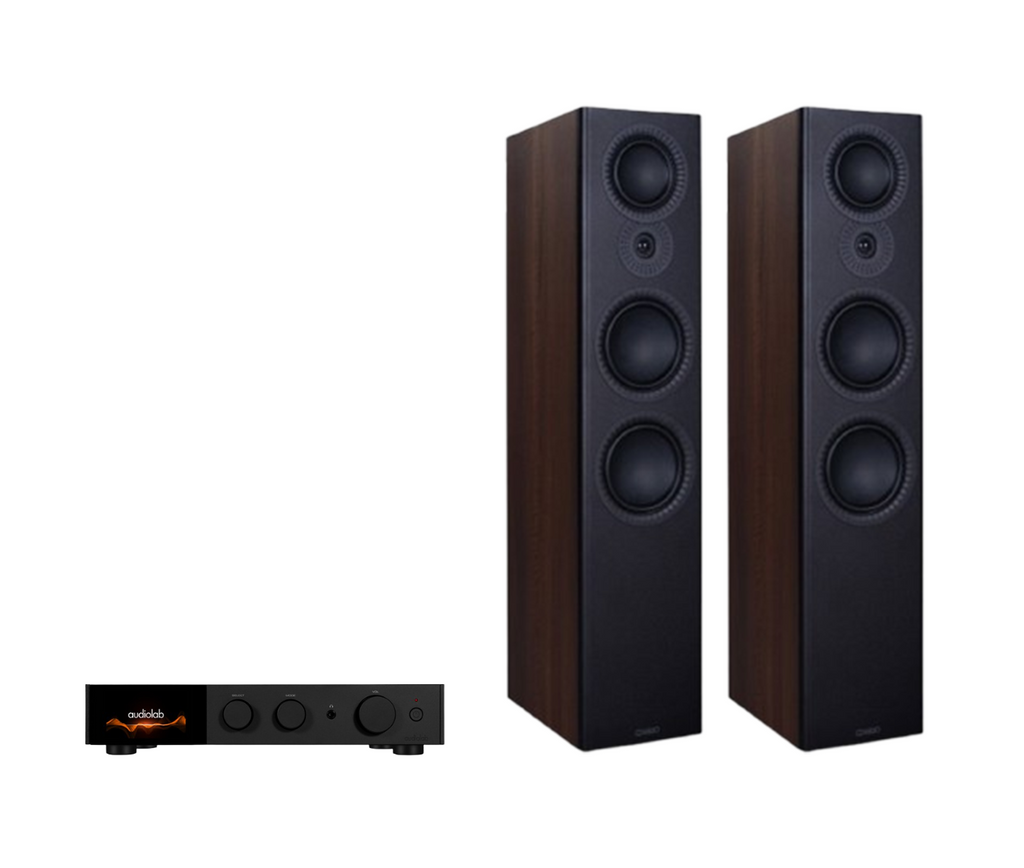 Audiolab 9000A Integrated Amplifier + Mission LX-6 MKII Floor Standing Speakers Package and 5 metres Classic 79 Strand