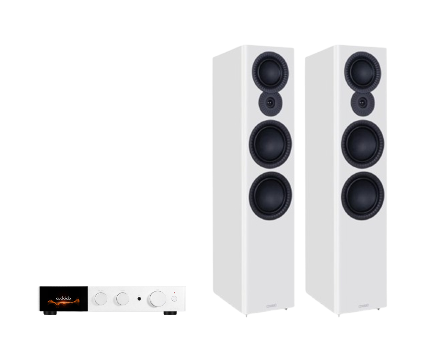Audiolab 9000A Integrated Amplifier + Mission LX-6 MKII Floor Standing Speakers Package and 5 metres Classic 79 Strand
