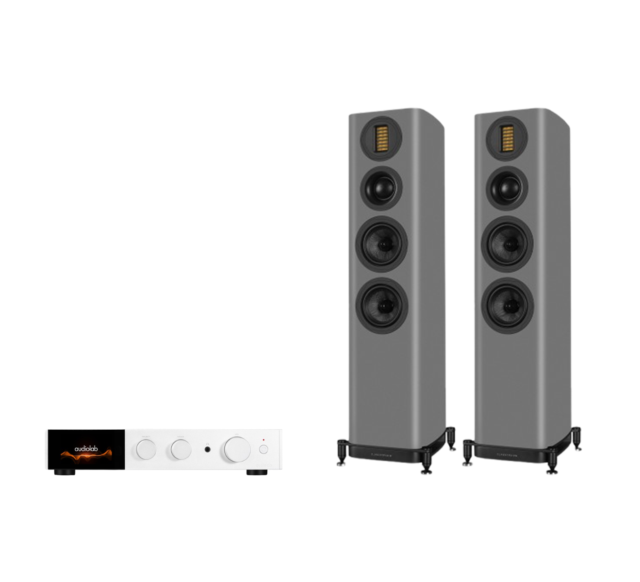 Audiolab 9000A Integrated Amplifier + Wharfedale Evo 5.3 Floor Standing Speakers Package and 5 metres Classic 79 Strand