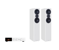 Audiolab 9000A Integrated Amplifier + Mission LX-4 MKII Floor Standing Speakers Package and 5 metres Classic 79 Strand