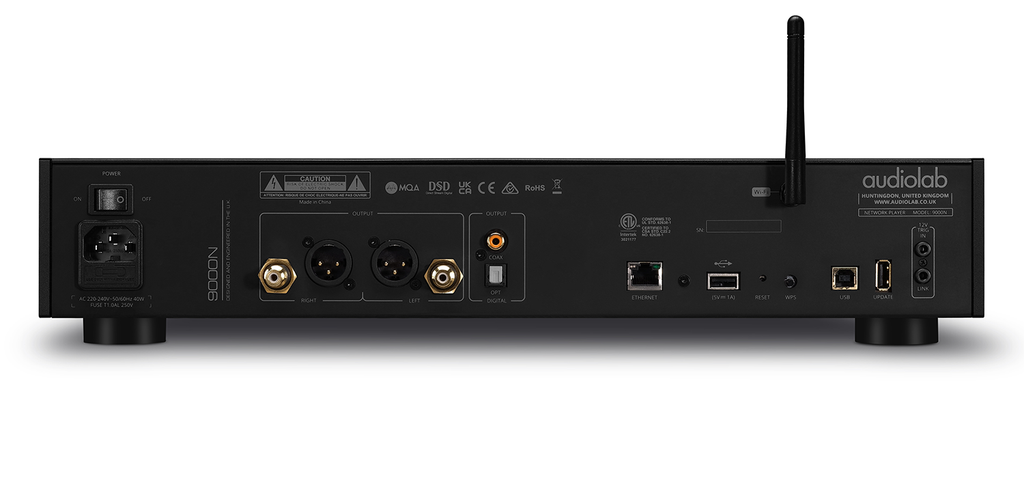 Audiolab 9000N Premium Network Streamer - Aluminum Black
