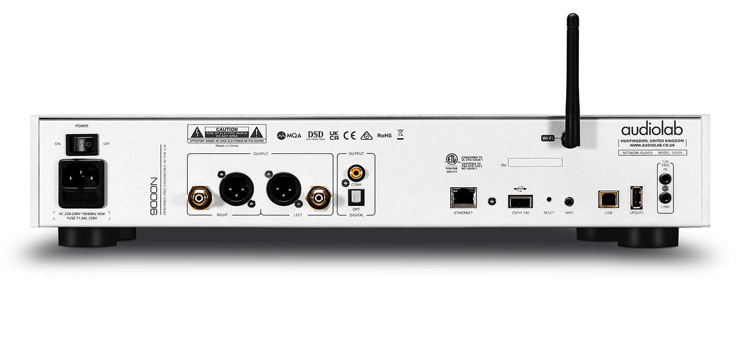 Audiolab 9000N Premium Network Streamer - Aluminum Silver
