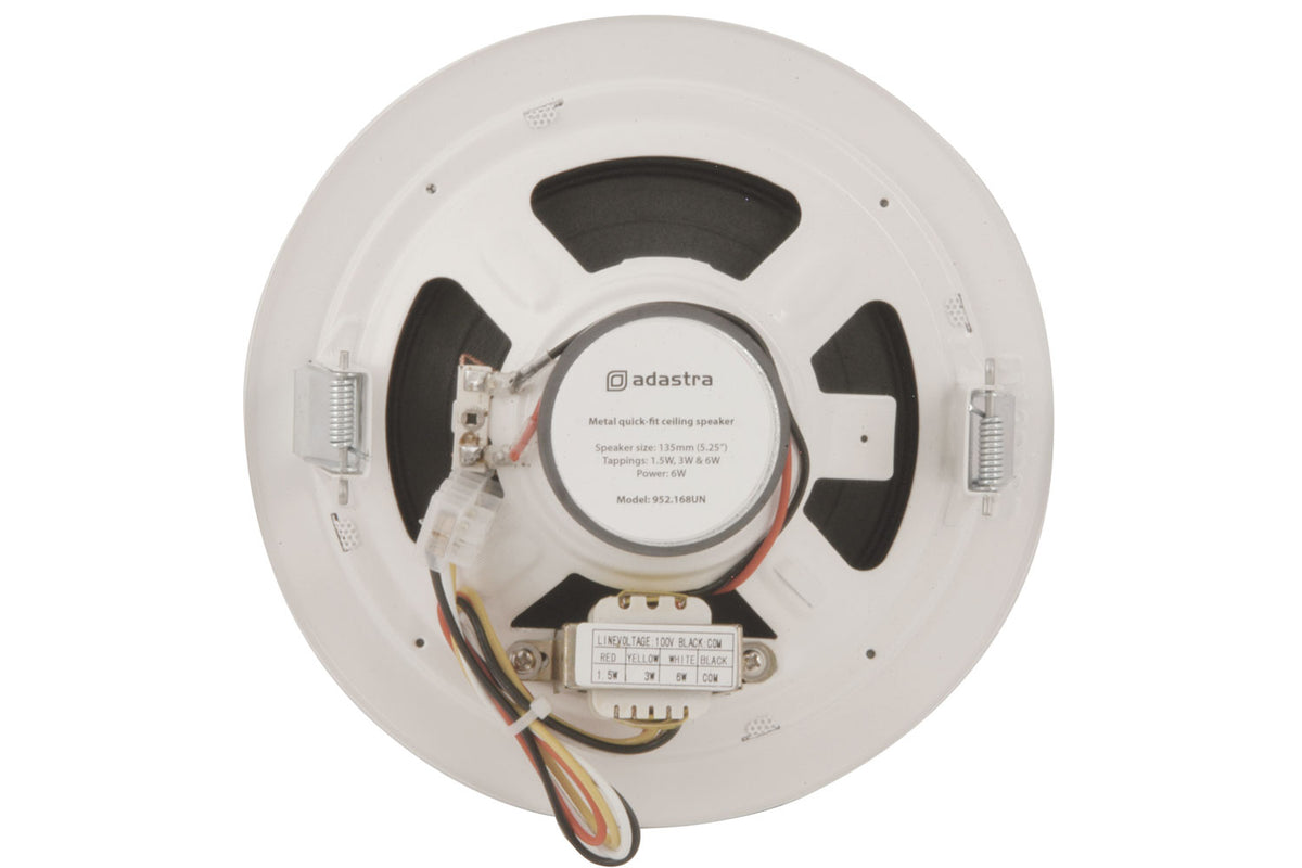 12 x 5" 100V Ceiling Speaker Package + Adastra UM90 BT / USB Media Amplifier + Wiring