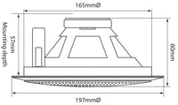 4 x 5" 100V Ceiling Speaker Package + Adastra UM30 BT / USB Media Amplifier + Wiring