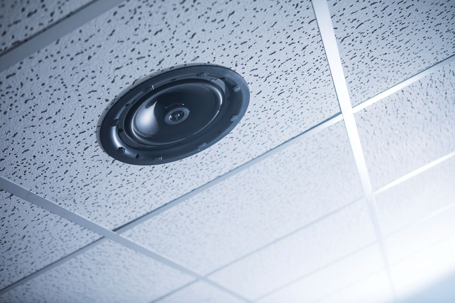 Adastra LP6V 6.5" 2-Way Low Profile 100V Ceiling Speaker - White (Single)