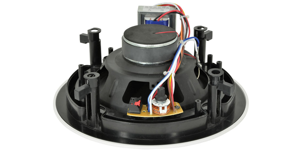 Adastra LP8V 8" 2-Way Low Profile 100V Ceiling Speaker - White (Single)