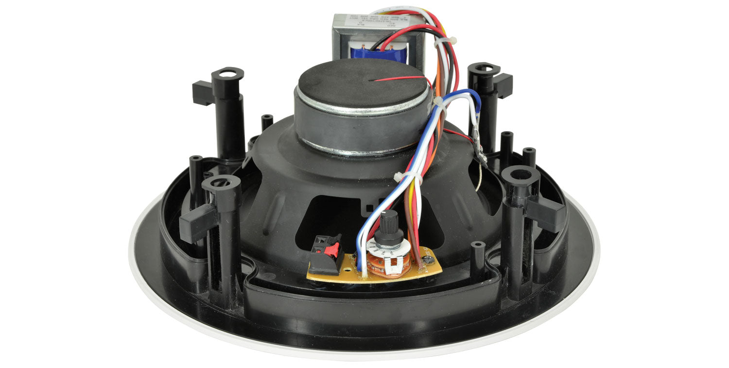 Adastra LP8V 8" 2-Way Low Profile 100V Ceiling Speaker - White (Single)