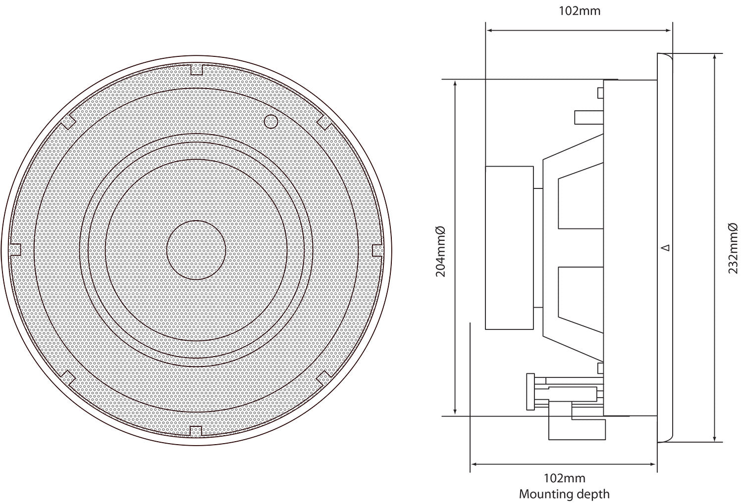 ADASTRA SL6 Series - 6.5" Slimline Ceiling Speakers Pair