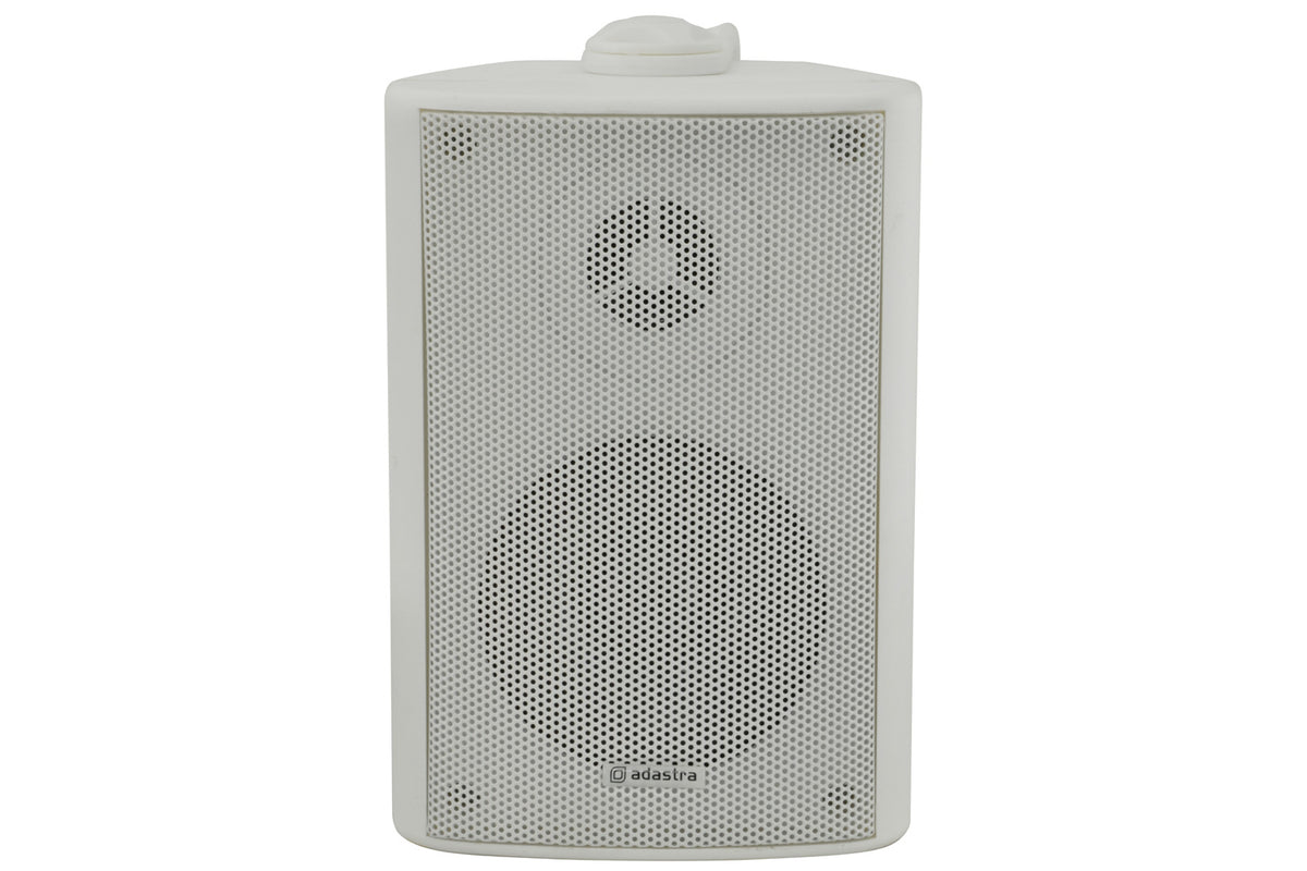 4 x 3" BC3V 100V Wall Speaker Package + Adastra UM30 BT / USB Media Amplifier + Wiring in White