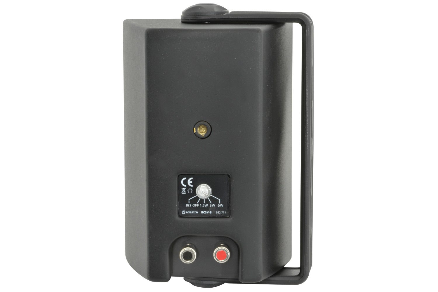 8 x 3" BC3V 100V Wall Speaker Package + Adastra UM60 BT / USB Media Amplifier + Wiring in Black