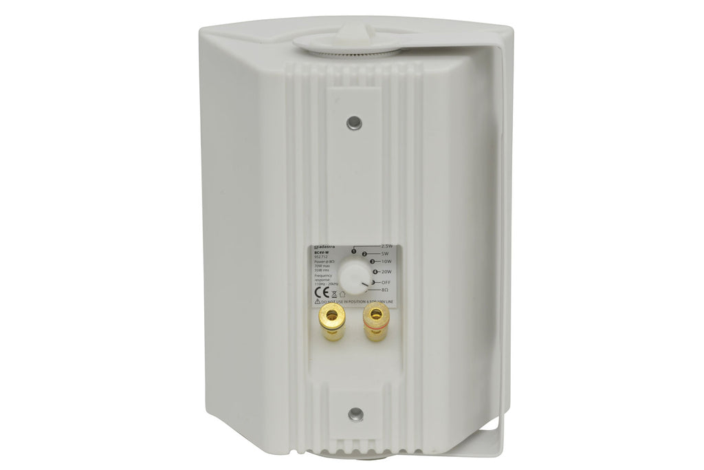 Adastra BC4V Wall Hanging Indoor Speakers 100V - White (Single)