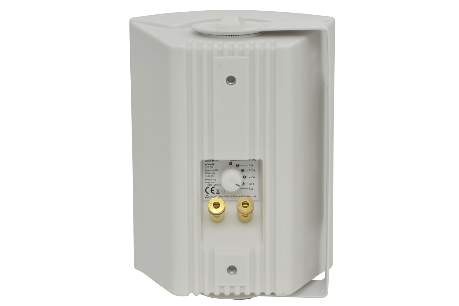 Adastra BC4V Wall Hanging Indoor Speakers 100V - White (Single)
