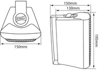 Adastra BC4V Wall Hanging Indoor Speakers 100V - Black (Single)
