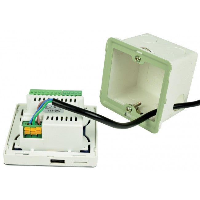 Adastra WA-215 Wall Mount Amplifier with USB/SD/FM Bluetooth + Speaker Bundle