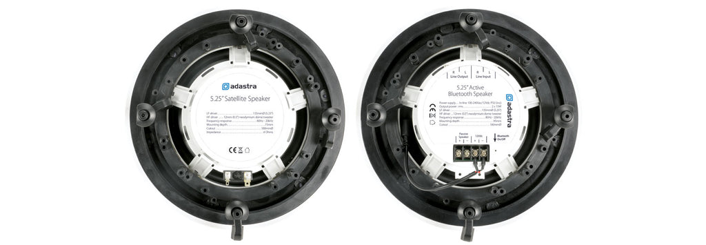 Adastra Bluetooth 5.25" In wall / Ceiling Speakers Set with built in bluetooth