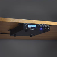 8 x 3" BC3V 100V Wall Speaker Package + Adastra UM60 BT / USB Media Amplifier + Wiring in Black