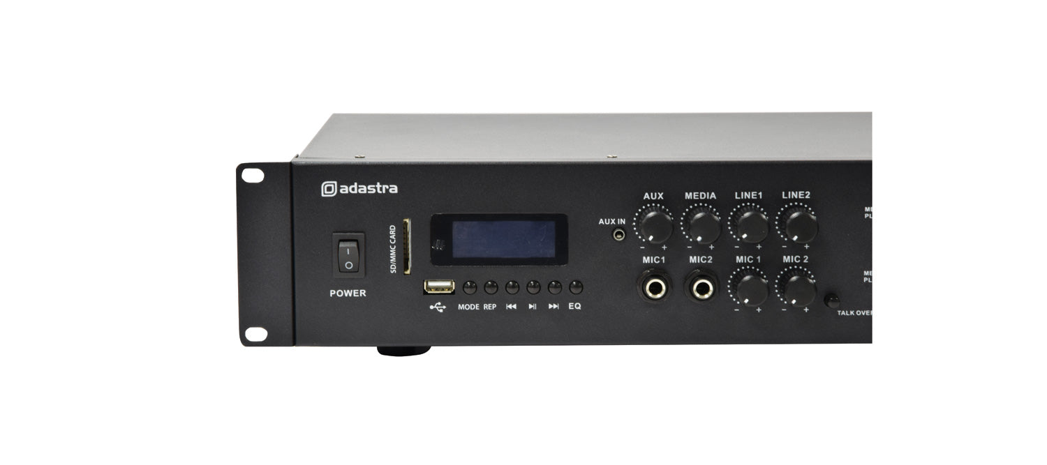 Adastra A4 Dual Stereo PA Amplifier 4 x 200W
