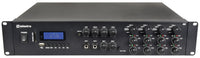 Adastra A8 Powerful Quad Zone Media Stereo Amplifier + 8X 8" Low Profile Ceiling Speaker bundle