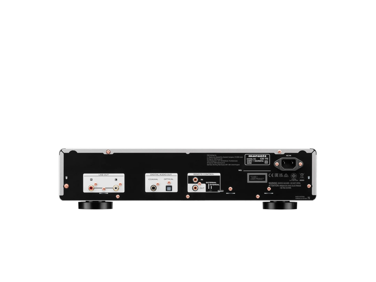 Marantz CD70 CD Player with High-Performance DAC and USB Playback – Silver Gold