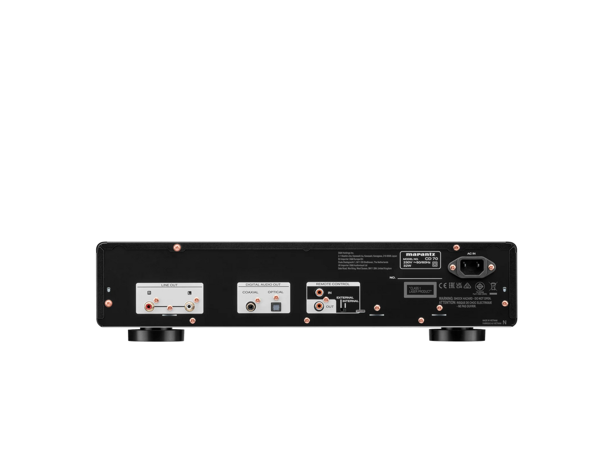 Marantz CD70 CD Player with High-Performance DAC and USB Playback – Black