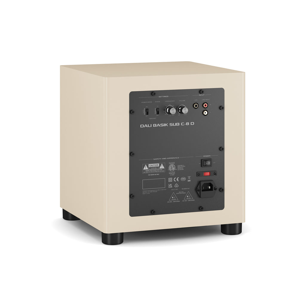 Dali BASIK SUB C-8 D Subwoofer – Caramel White