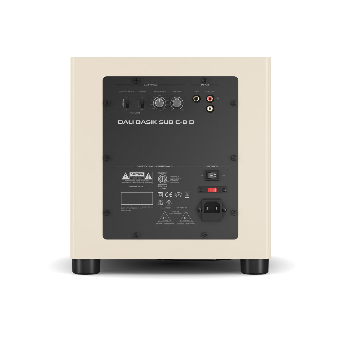 Dali BASIK SUB C-8 D Subwoofer – Caramel White