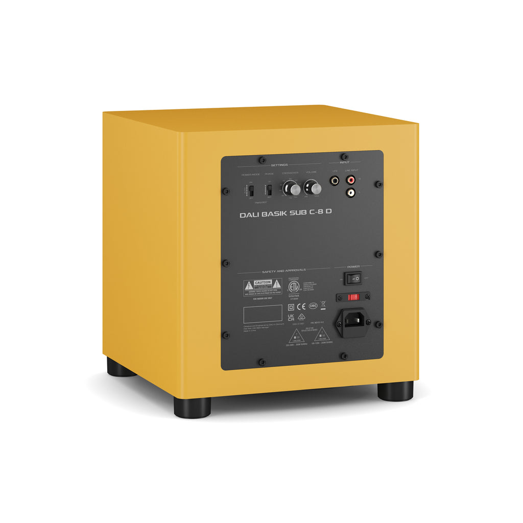Dali BASIK SUB C-8 D Subwoofer – Golden Yellow