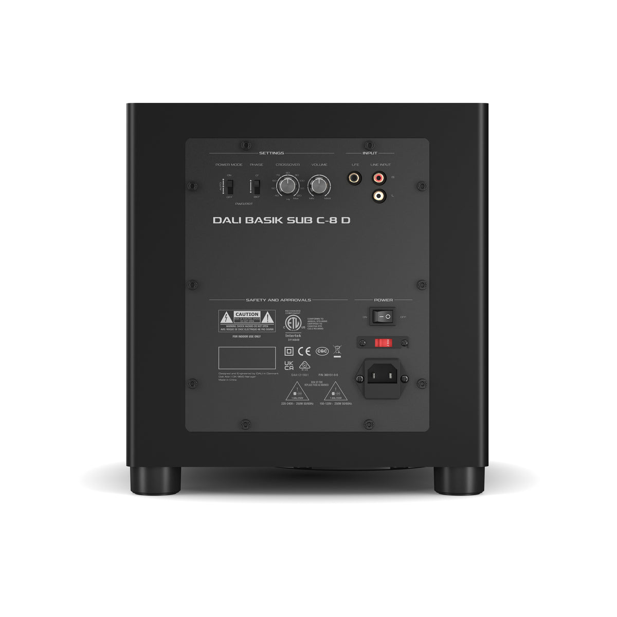 Dali BASIK SUB C-8 D Subwoofer – Solid Black
