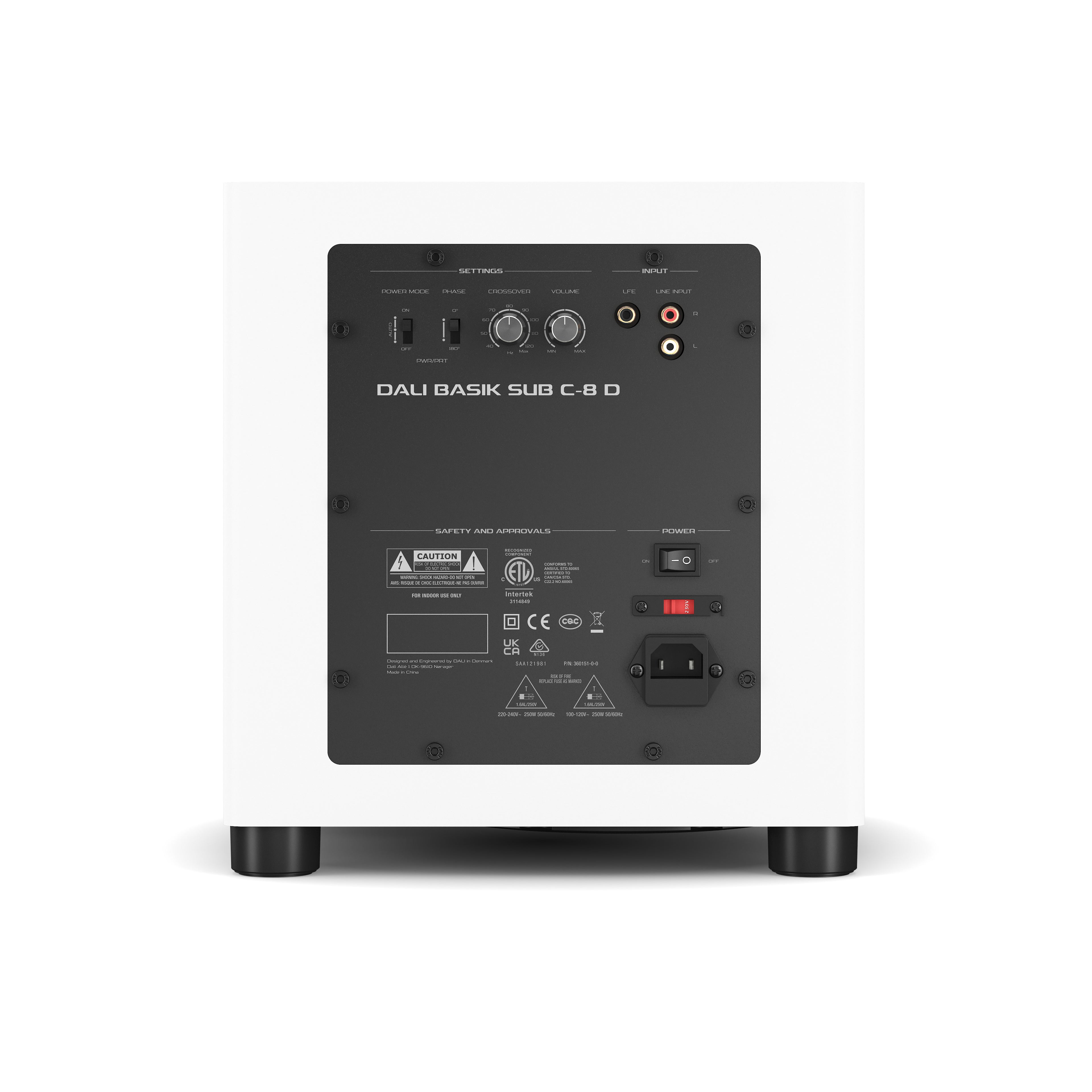 Dali BASIK SUB C-8 D Subwoofer – Solid White