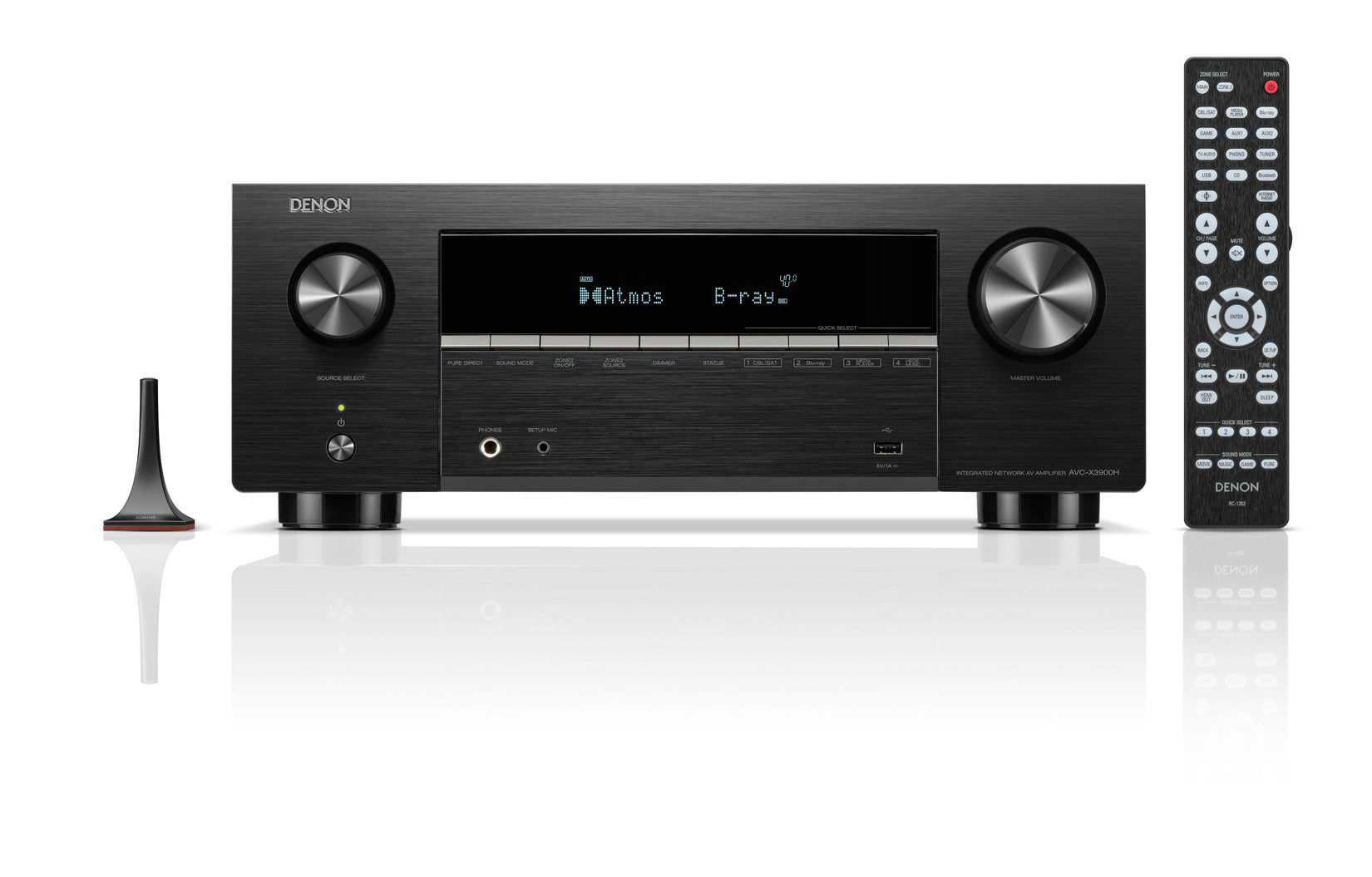 Denon AVC-X3900H 9.4 Channel 8K AV Receiver – Black