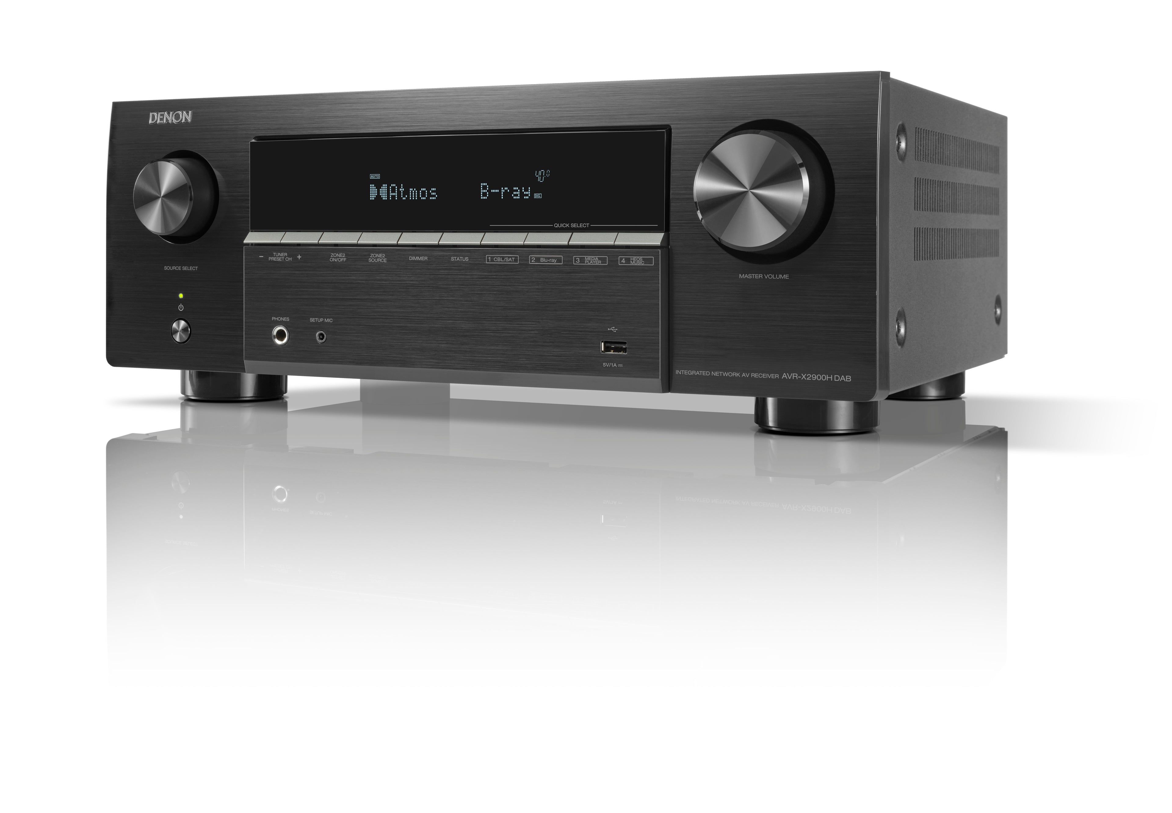 Denon AVR-X2900HDAB 7.2 Channel 8K AV Receiver – Black