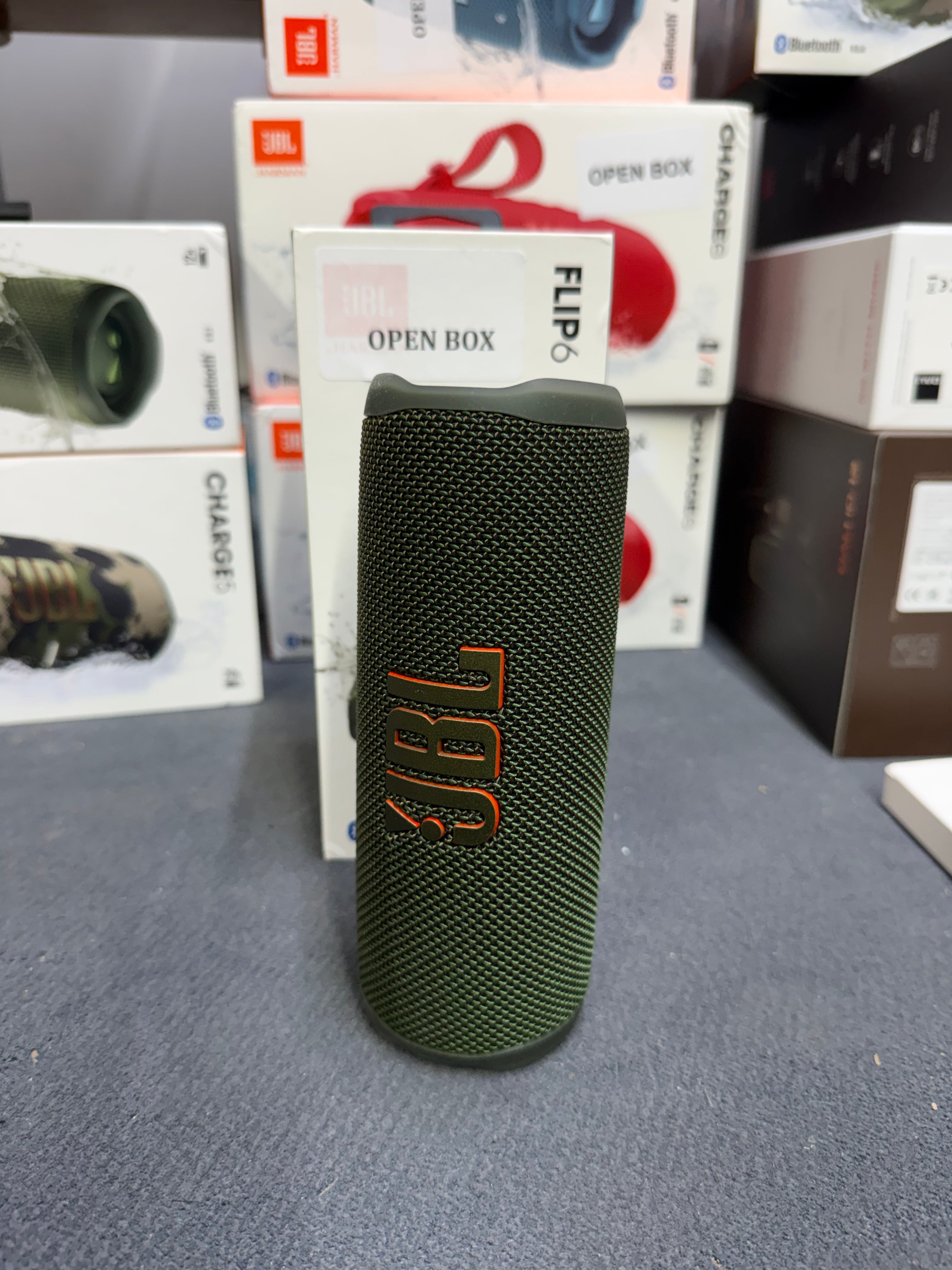JBL Flip 6 - Portable Waterproof Bluetooth Speaker - Green - OPEN BOX