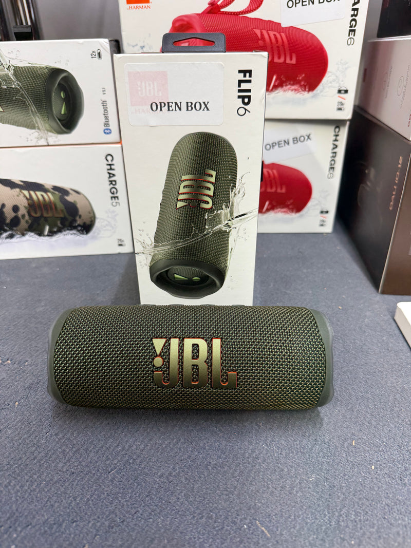 JBL Flip 6 - Portable Waterproof Bluetooth Speaker - Green - OPEN BOX