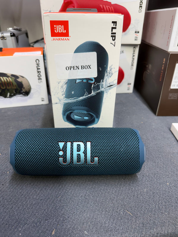 JBL FLIP 7 - Portable Waterproof Bluetooth Speaker Auracast™ - Blue - OPEN BOX