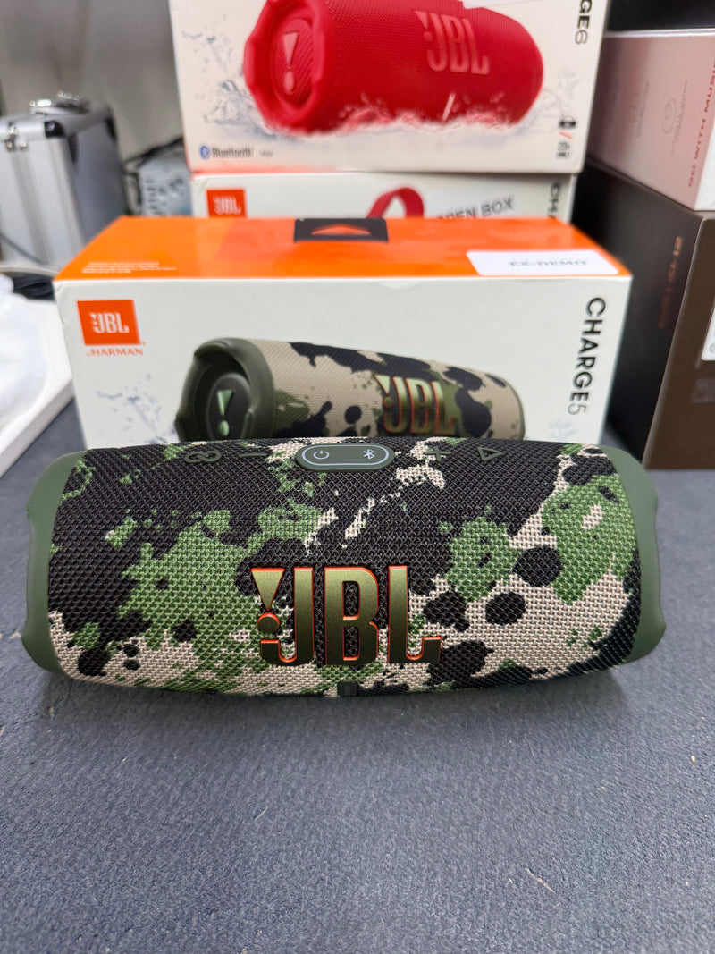 JBL Charge 5 Portable Wireless Bluetooth Waterproof Speaker - Squad - EX-DEMO