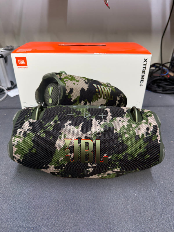 JBL Xtreme 4 - Portable Bluetooth Speaker with Shoulder Strap – Camouflage - OPEN BOX