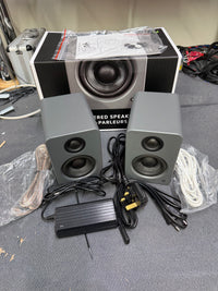 Kanto Audio Yu2 Active Powered Bookshelf Speakers  Matte Grey - EX DEMO