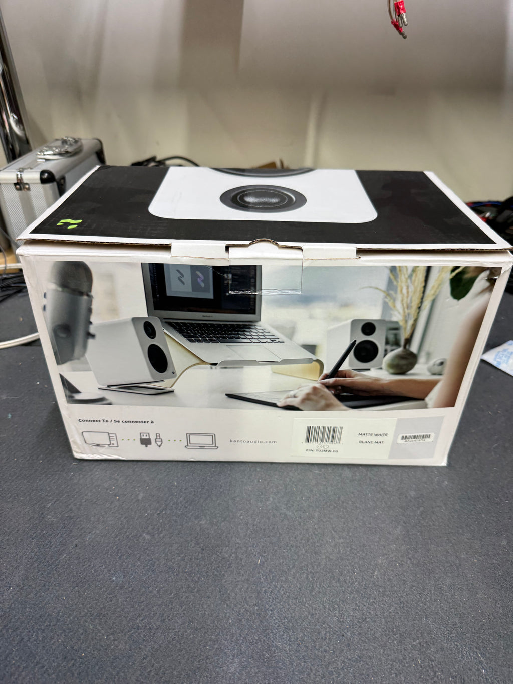 Kanto Audio YU2 - Active Powered Desktop Speakers - Matte White - EX DEMO