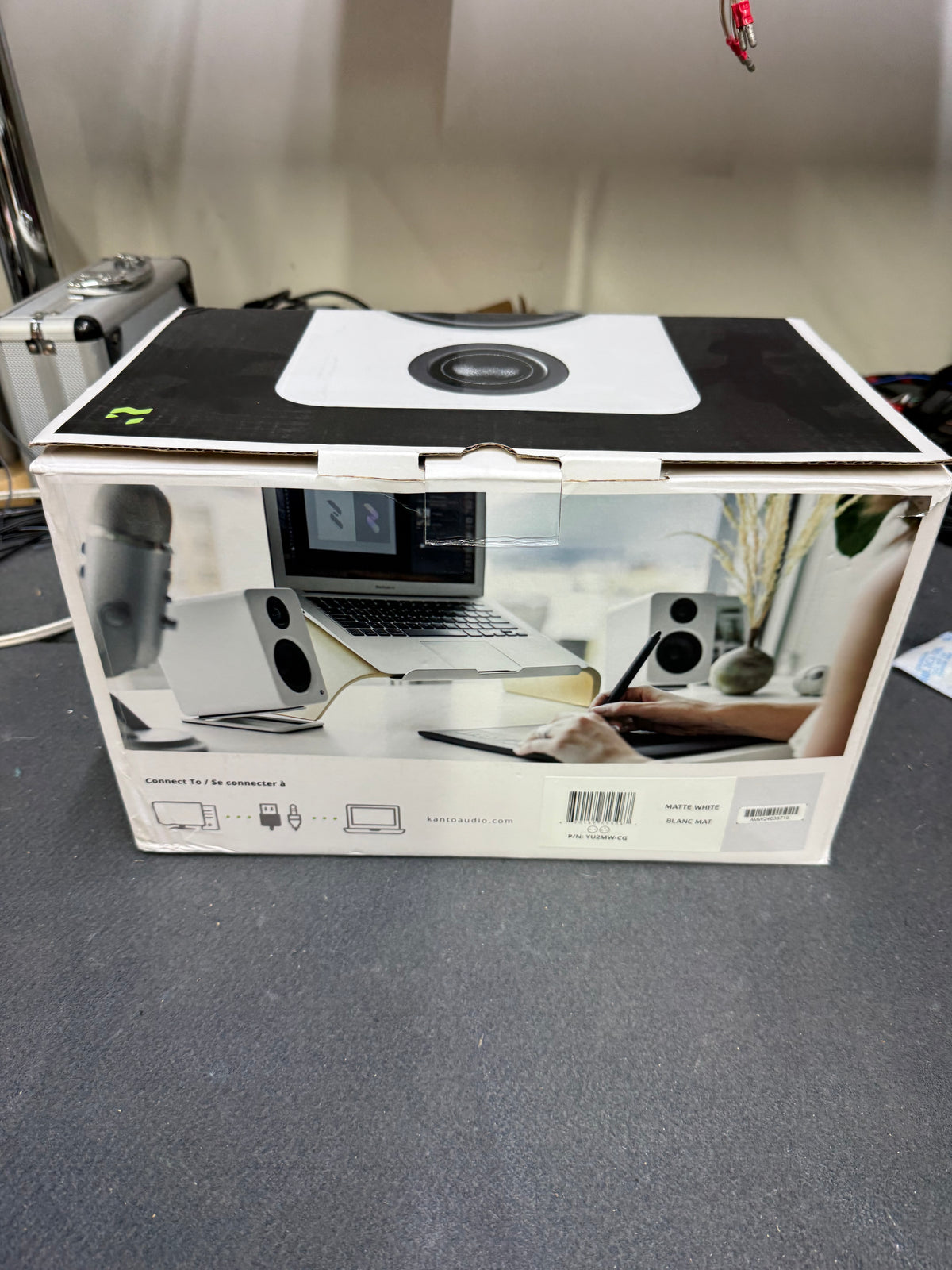 Kanto Audio YU2 - Active Powered Desktop Speakers - Matte White - EX DEMO